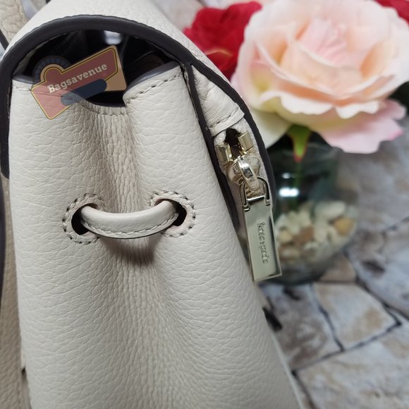 Leila Colorblock Warm Beige Backpack Kate Spade - Picture 14 of 15